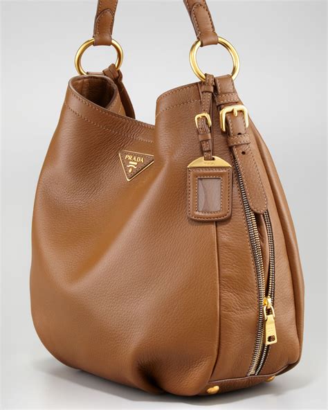 prada cervo hobo shoulder bag